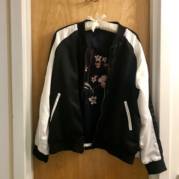 Thread and Supply Floral Bomber Jacket - Picture 4 of 6